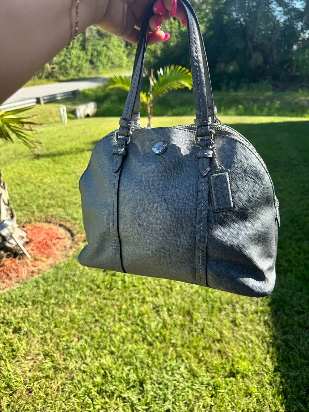 Coach Peyton Cora Dome Satchel